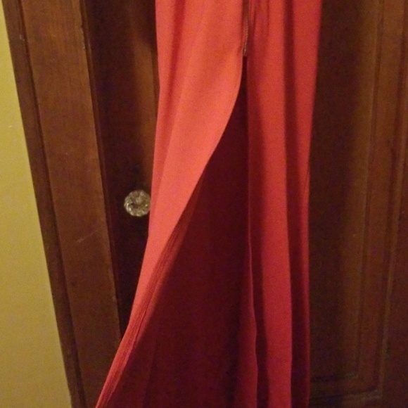 Only worn once! Beautiful red high low dress - Picture 3 of 5